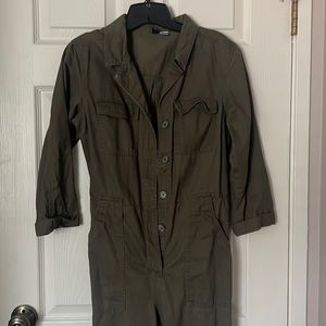 Green jumpsuit